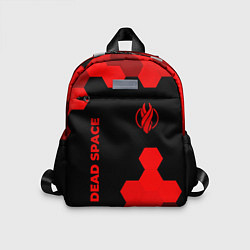Детский рюкзак Dead Space - red gradient вертикально, цвет: 3D-принт