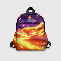 Детский рюкзак Золотая волнистая текстура