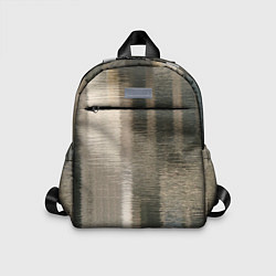 Детский рюкзак Размытые серо-бежевые полосы