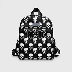 Детский рюкзак AC DC rock skull, цвет: 3D-принт