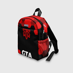 Детский рюкзак GTA - red gradient по-центру, цвет: 3D-принт — фото 2
