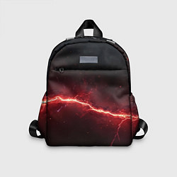 Детский рюкзак Красная линия - молния, цвет: 3D-принт