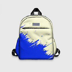 Детский рюкзак Color blue white, цвет: 3D-принт