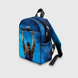 Детский рюкзак Турникмен синий дым, цвет: 3D-принт — фото 2