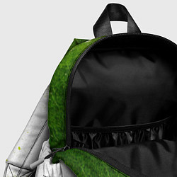 Детский рюкзак Теннисная ракетка в зеленом, цвет: 3D-принт — фото 2