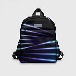 Детский рюкзак Color black blue, цвет: 3D-принт