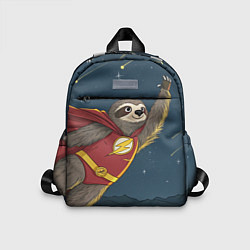 Детский рюкзак Ленивец-супергерой, цвет: 3D-принт