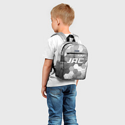 Детский рюкзак JAC - grey gradient посередине, цвет: 3D-принт — фото 2