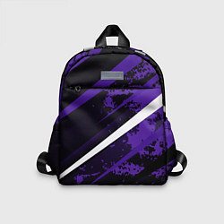 Детский рюкзак Color black purple line
