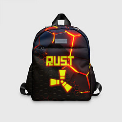 Детский рюкзак Rust hexagon краски, цвет: 3D-принт