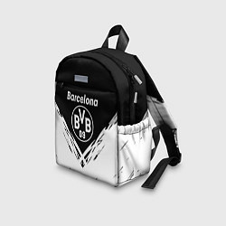 Детский рюкзак Barcelona x borussia краски, цвет: 3D-принт — фото 2