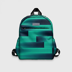 Детский рюкзак Color light blue square, цвет: 3D-принт