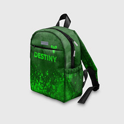 Детский рюкзак Destiny - green gradient посередине, цвет: 3D-принт — фото 2
