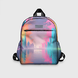 Детский рюкзак Город в розовом тумане