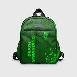 Детский рюкзак Death Stranding - green gradient вертикально, цвет: 3D-принт