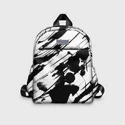 Детский рюкзак Брызги и штрихи черной краски