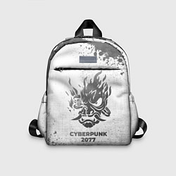 Детский рюкзак Cyberpunk 2077 - white gradient