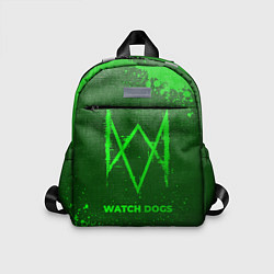 Детский рюкзак Watch Dogs - green gradient, цвет: 3D-принт