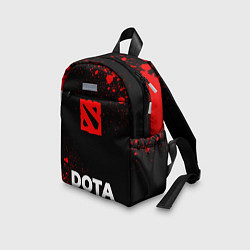 Детский рюкзак Dota - red gradient по-центру, цвет: 3D-принт — фото 2