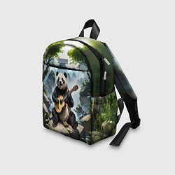 Детский рюкзак Панда играет на гитаре в лесу, цвет: 3D-принт — фото 2