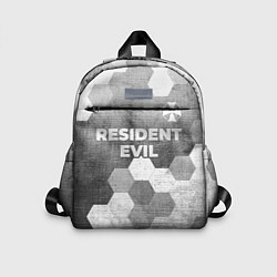 Детский рюкзак Resident Evil - grey gradient посередине, цвет: 3D-принт