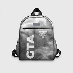Детский рюкзак GTA - grey gradient вертикально, цвет: 3D-принт