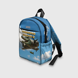Детский рюкзак Bombardino Crocodillo мем, цвет: 3D-принт — фото 2