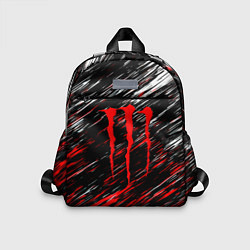 Детский рюкзак Monster energy полосы красок, цвет: 3D-принт