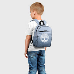 Детский рюкзак Лес мой храм древо миров - кельтское тату, цвет: 3D-принт — фото 2