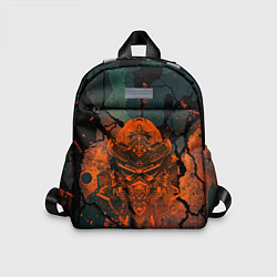 Детский рюкзак Шлем кибернетического самурая, цвет: 3D-принт