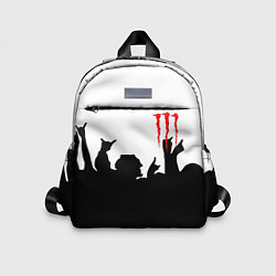 Детский рюкзак Monster energy rock black, цвет: 3D-принт