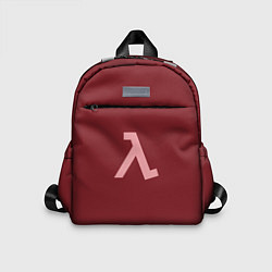 Детский рюкзак Half-Life Бордовый, цвет: 3D-принт