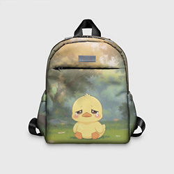 Детский рюкзак Маленький утенок на поляне, цвет: 3D-принт