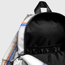 Детский рюкзак Neon white orange blue, цвет: 3D-принт — фото 2