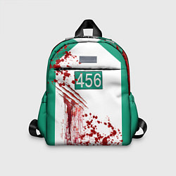 Детский рюкзак Кровавая форма игрока 456 из игры в кальмара