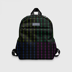 Детский рюкзак Color black multicolored stripes