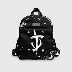 Детский рюкзак Doom белый всплеск красок, цвет: 3D-принт