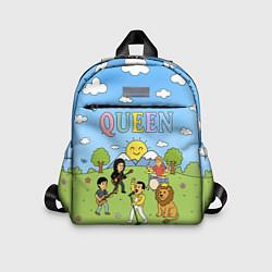Детский рюкзак Queen мультяшный стиль на поляне