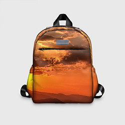 Детский рюкзак Закат на перевале актопрак, цвет: 3D-принт
