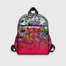 Детский рюкзак Monster energy social stiker