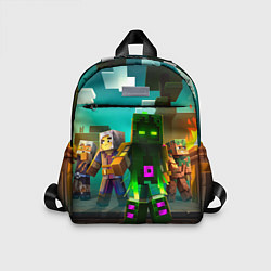Детский рюкзак Майнкрафт - исследование территории, цвет: 3D-принт