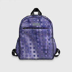 Детский рюкзак Геометрический градиент фиолетовый, цвет: 3D-принт