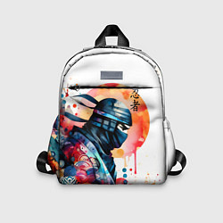 Детский рюкзак Japanese ninja - watercolor sketch, цвет: 3D-принт