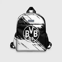 Детский рюкзак Borussia черно белые полосы