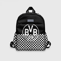 Детский рюкзак Borussia шахматная клетка, цвет: 3D-принт