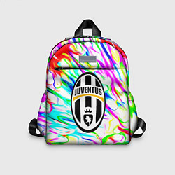 Детский рюкзак Ювентус жидкие краски текстура, цвет: 3D-принт