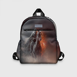 Детский рюкзак Всадник на лошади из тумана, цвет: 3D-принт