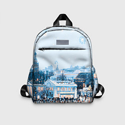 Детский рюкзак Иллюстрация Московский новый год, цвет: 3D-принт