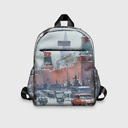 Детский рюкзак Старинная Москва - новый год, цвет: 3D-принт