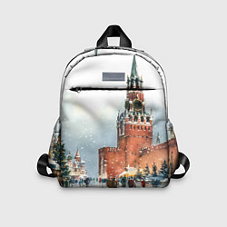Детский рюкзак Новогодний Кремль, цвет: 3D-принт